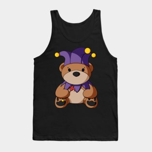 Court Jester Teddy Bear Tank Top